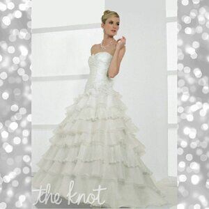 NWT Moonlight Bridal Wedding Gown H1121 White 10